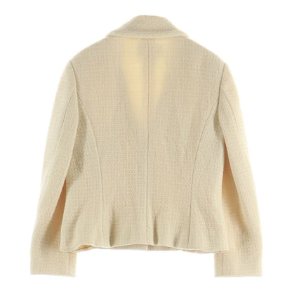 Chanel 02c Cruise Wool Tweed Tailored Jacket Ivory — view 2