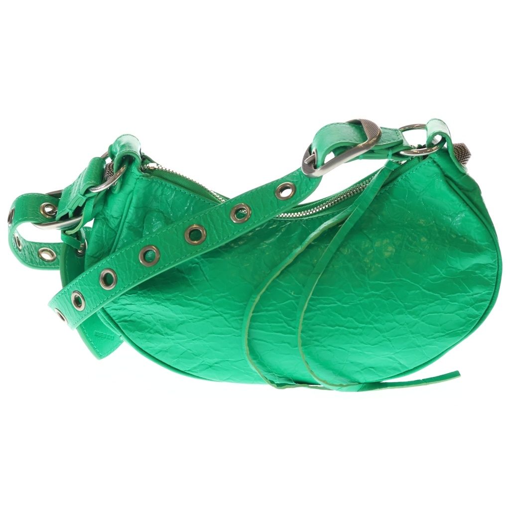 Balenciaga le Cagole XS le Shoulder Bag Leather Green — view 2
