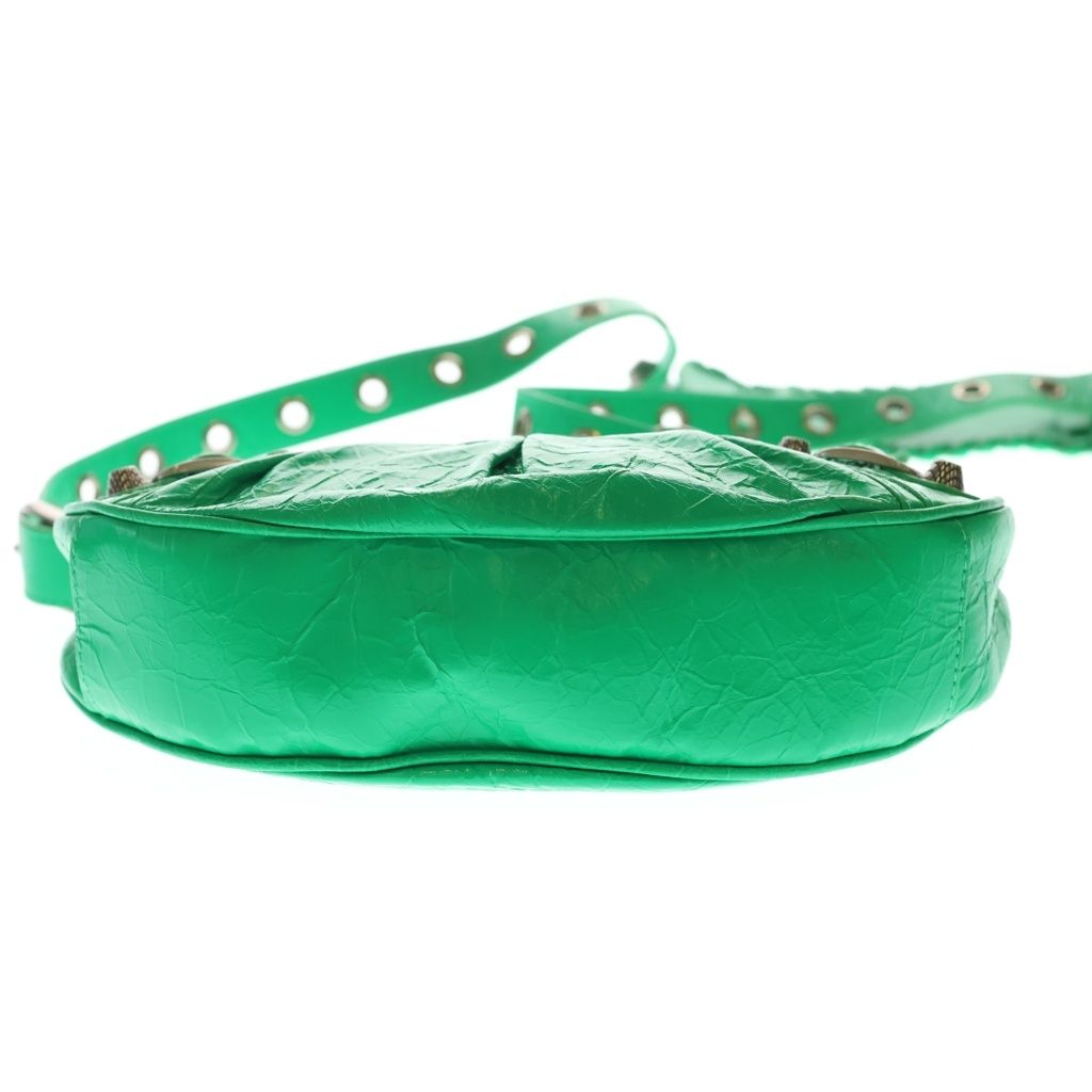 Balenciaga le Cagole XS le Shoulder Bag Leather Green — view 4