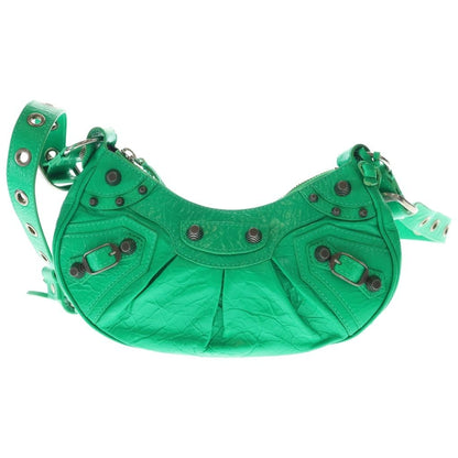 Balenciaga le Cagole XS le Shoulder Bag Leather Green