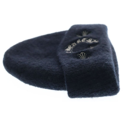 Chrome Hearts Wool Watch Cap CH Plus Horse Shoe Knit Cap Beanie Hat Black — view 4