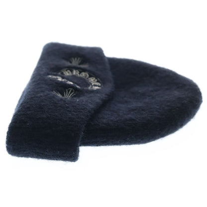 Chrome Hearts Wool Watch Cap CH Plus Horse Shoe Knit Cap Beanie Hat Black — view 3
