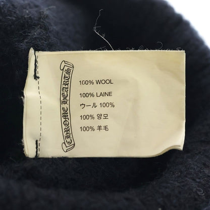 Chrome Hearts Wool Watch Cap CH Plus Horse Shoe Knit Cap Beanie Hat Black — view 7