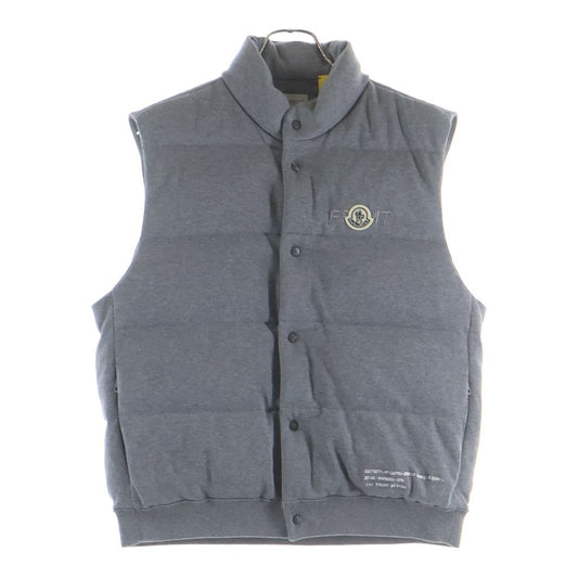 Moncler Genius Frgmt Gilet Tricot Cotton Down Vest Gray