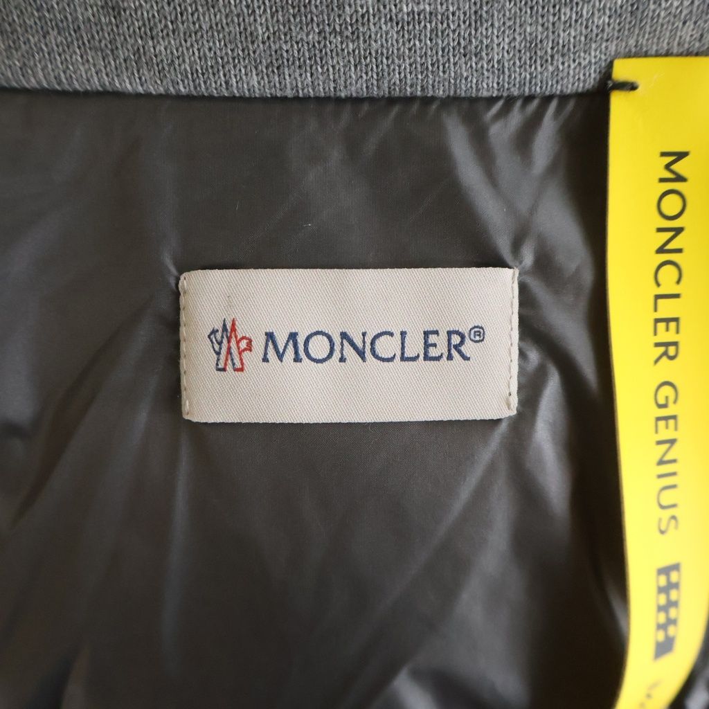 Moncler Genius Frgmt Gilet Tricot Cotton Down Vest Gray — view 7