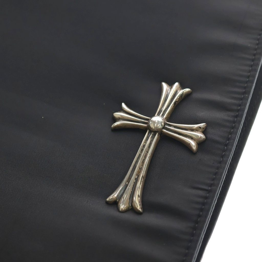 Chrome Hearts Large CH Cross Nylon Maxfield Limited Binder Note Cover Black — view 6