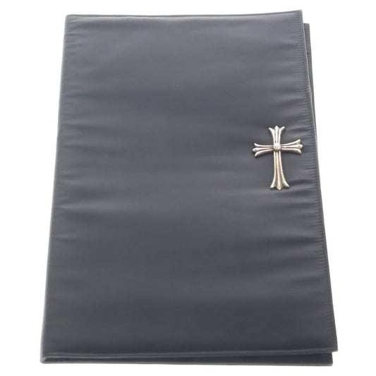 Chrome Hearts Large CH Cross Nylon Maxfield Limited Binder Note Cover Black