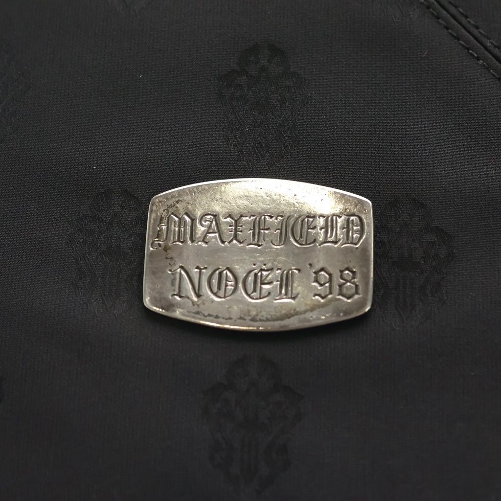 Chrome Hearts Large CH Cross Nylon Maxfield Limited Binder Note Cover Black — view 5