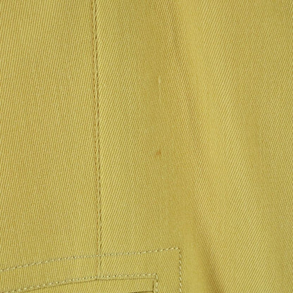 Hermes Colorless Jacket Skirt Set Yellow Wool 40 — view 6