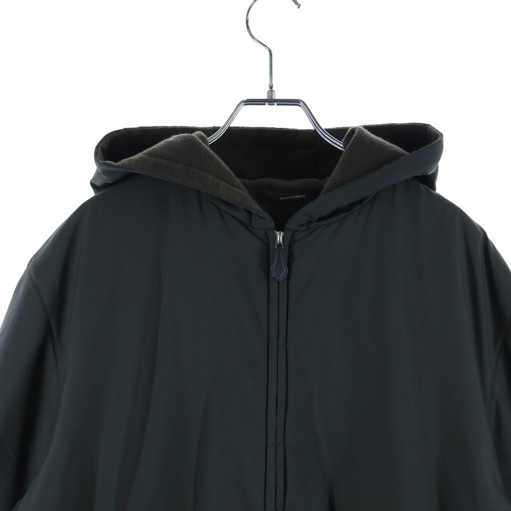 Hermes Nylon Hooded Jacket Khaki — view 3