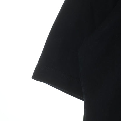 Celine Triomphe Logo Print Crew Neck Short Sleeve T-Shirt Black — view 6