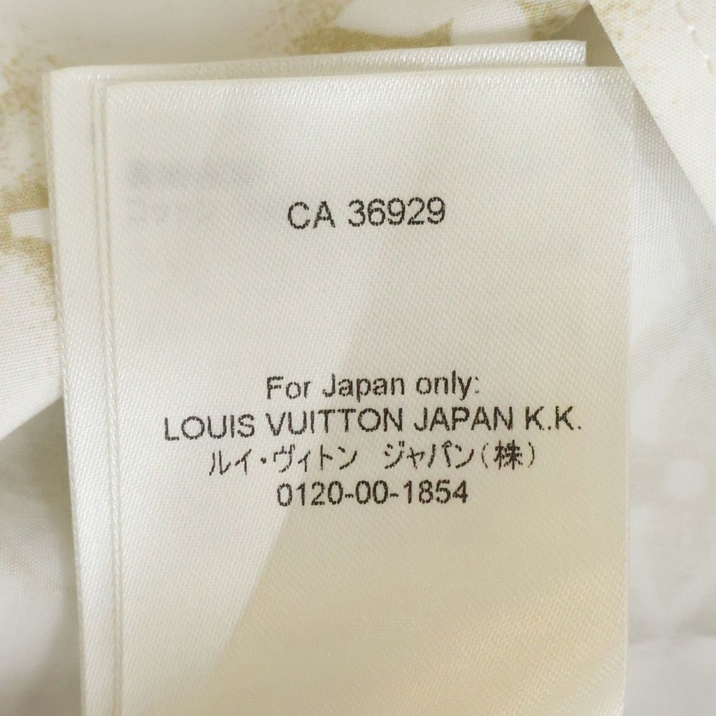 Louis Vuitton Monogram Sand Long Sleeve Shirt White — view 8