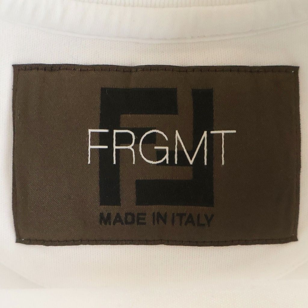 Fendi Reverse Logo Print T-Shirt White Cotton S Aqjn — view 7