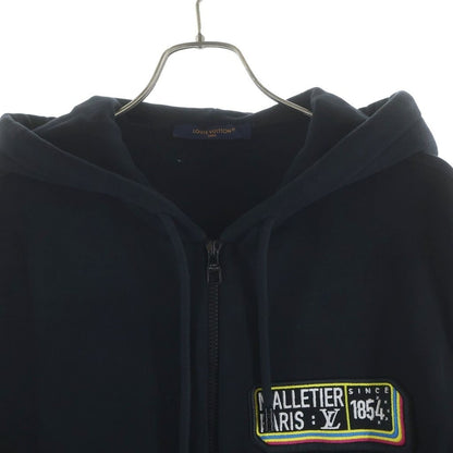 Louis Vuitton Jazz Multi Logo Zip Up Hoodie Black — view 3
