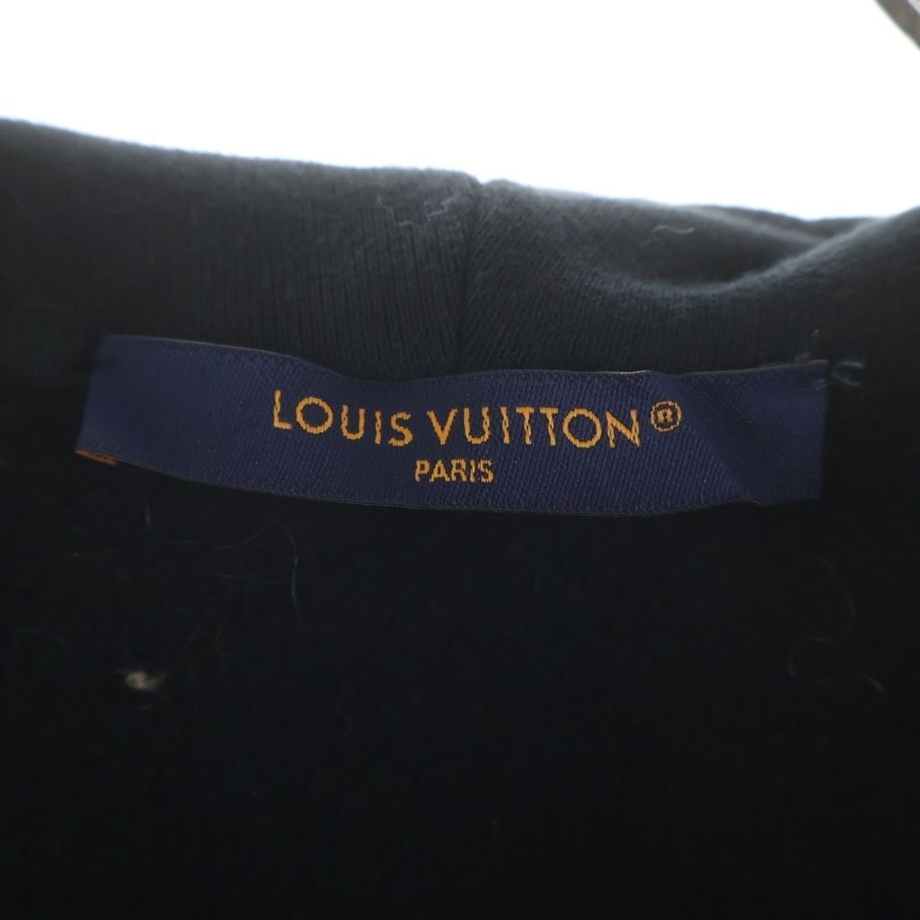 Louis Vuitton Jazz Multi Logo Zip Up Hoodie Black — view 6