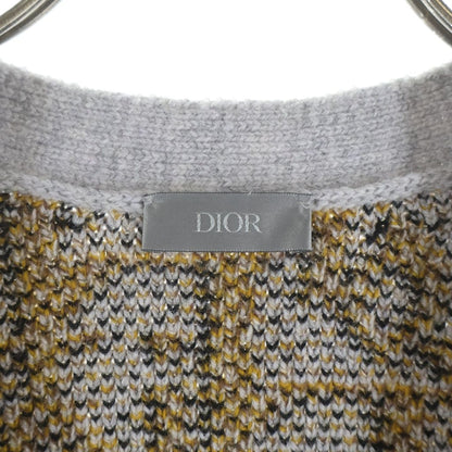 Dior Auburn All Over Pattern Cardigan Gray — view 7