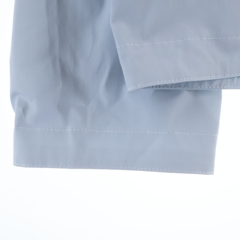 Hermes Nylon Zip Up Hoodie Light Blue Beige 48 — view 5