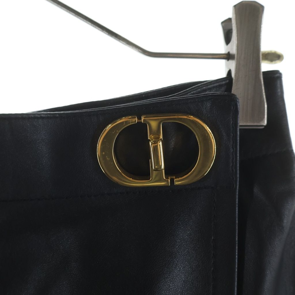 Dior CD Buckle Lambskin Wrap Pants — view 5
