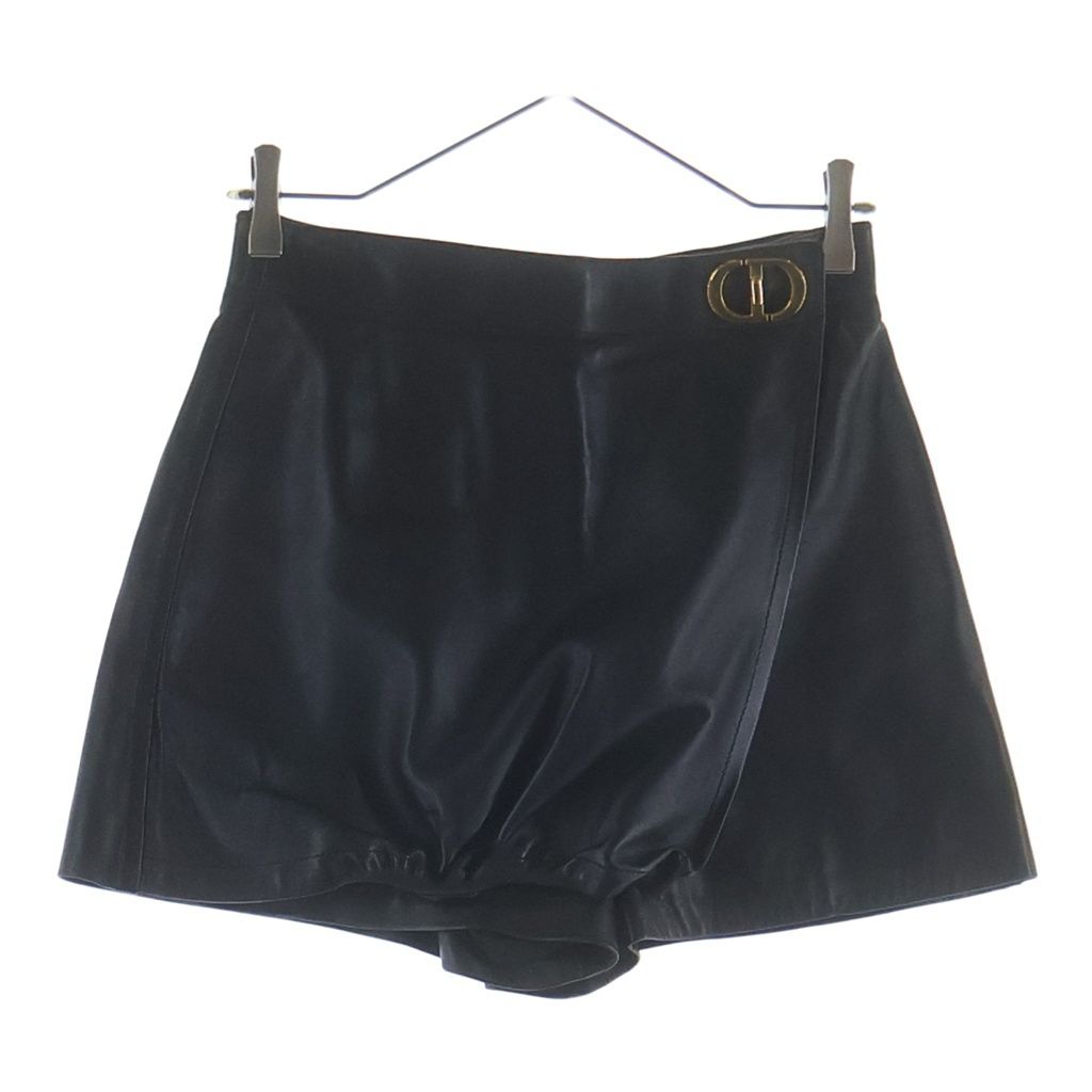 Dior CD Buckle Lambskin Wrap Pants