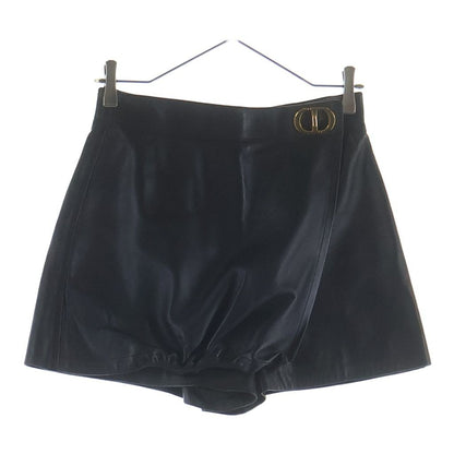 Dior CD Buckle Lambskin Wrap Pants