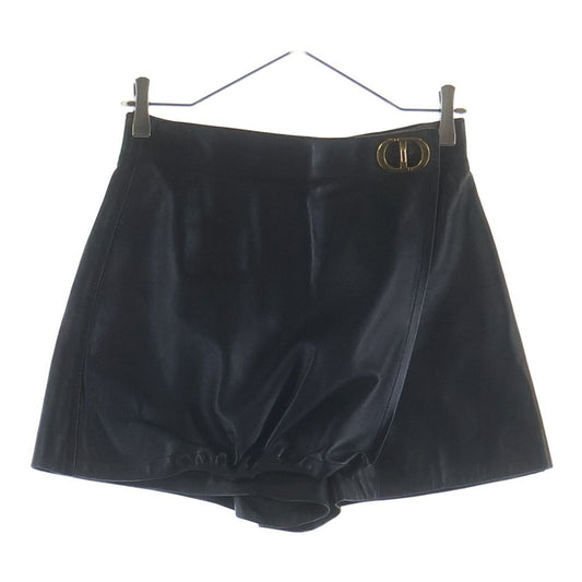 Dior CD Buckle Lambskin Wrap Pants