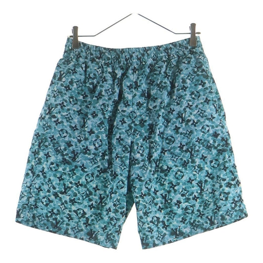 Louis Vuitton Monogram Printed Swim Shorts Turquoise Blue