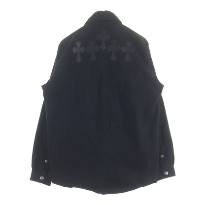 Chrome Hearts Vintage Cross Patch Flare Denim Jkt Jacket Black