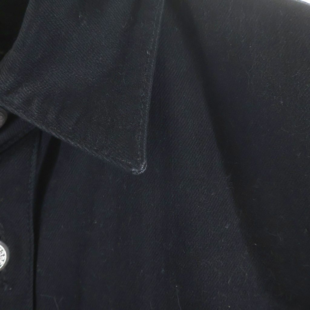 Chrome Hearts Vintage Cross Patch Flare Denim Jkt Jacket Black — view 5