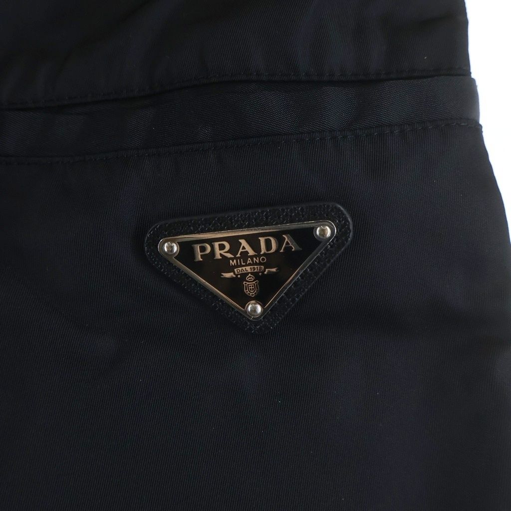 Prada Re-Nylon Gabardine Trousers Pants Black — view 5