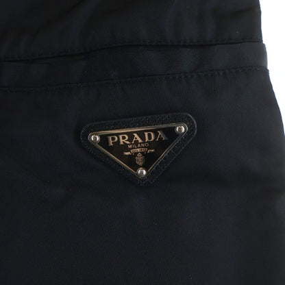Prada Re-Nylon Gabardine Trousers Pants Black — view 5