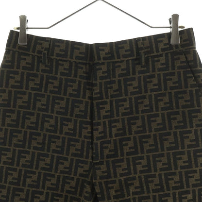 Fendi Zucca Pattern Shorts Brown — view 3