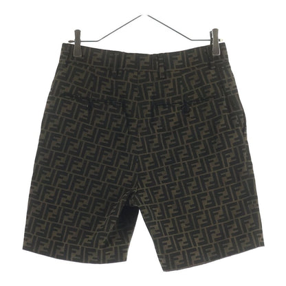Fendi Zucca Pattern Shorts Brown — view 2