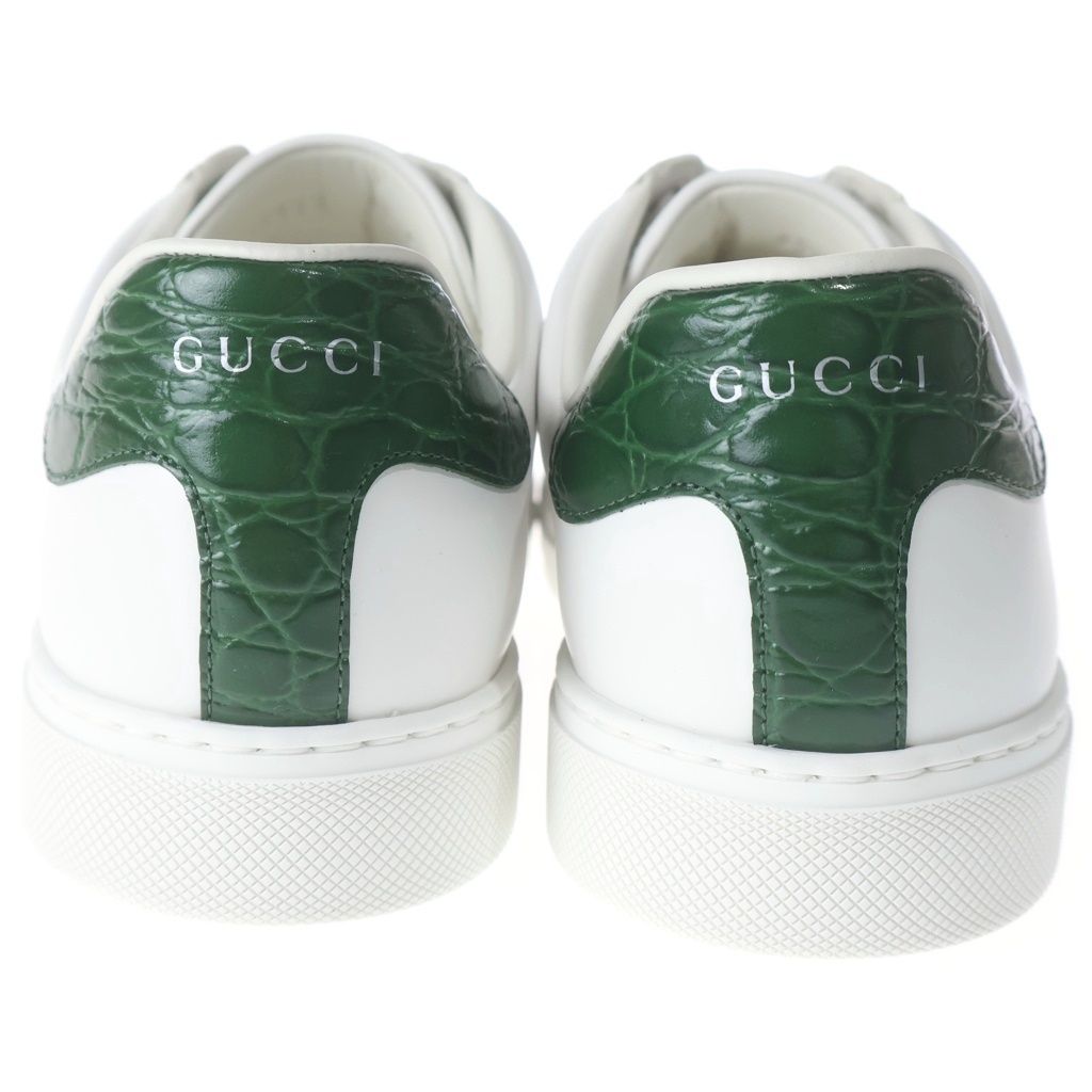 Gucci Ace Studded Multiplication Low Cut Sneakers White — view 4