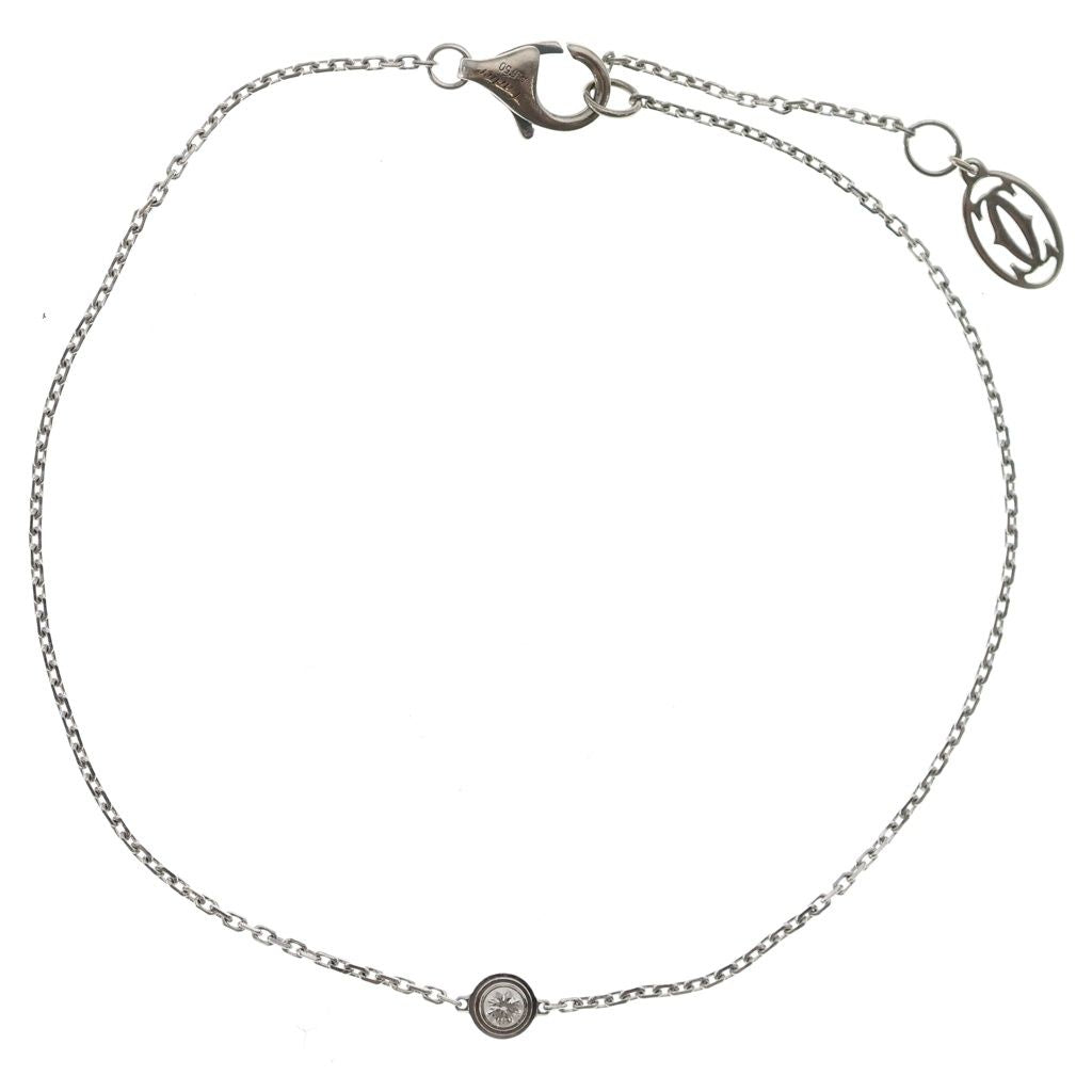 Cartier d'Amour Diamond Bracelet Silver 18k