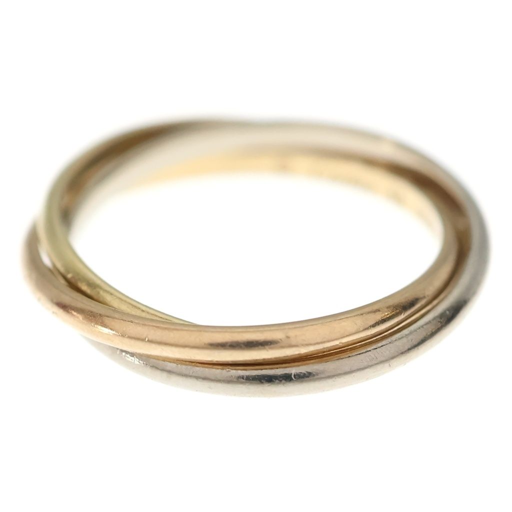 Cartier Trinity Small Ring Pink Gold Silver PG WG — view 4