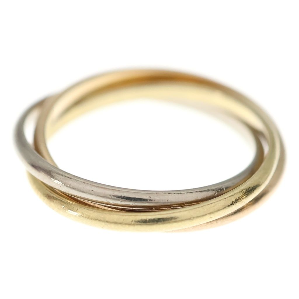 Cartier Trinity Small Ring Pink Gold Silver PG WG — view 2