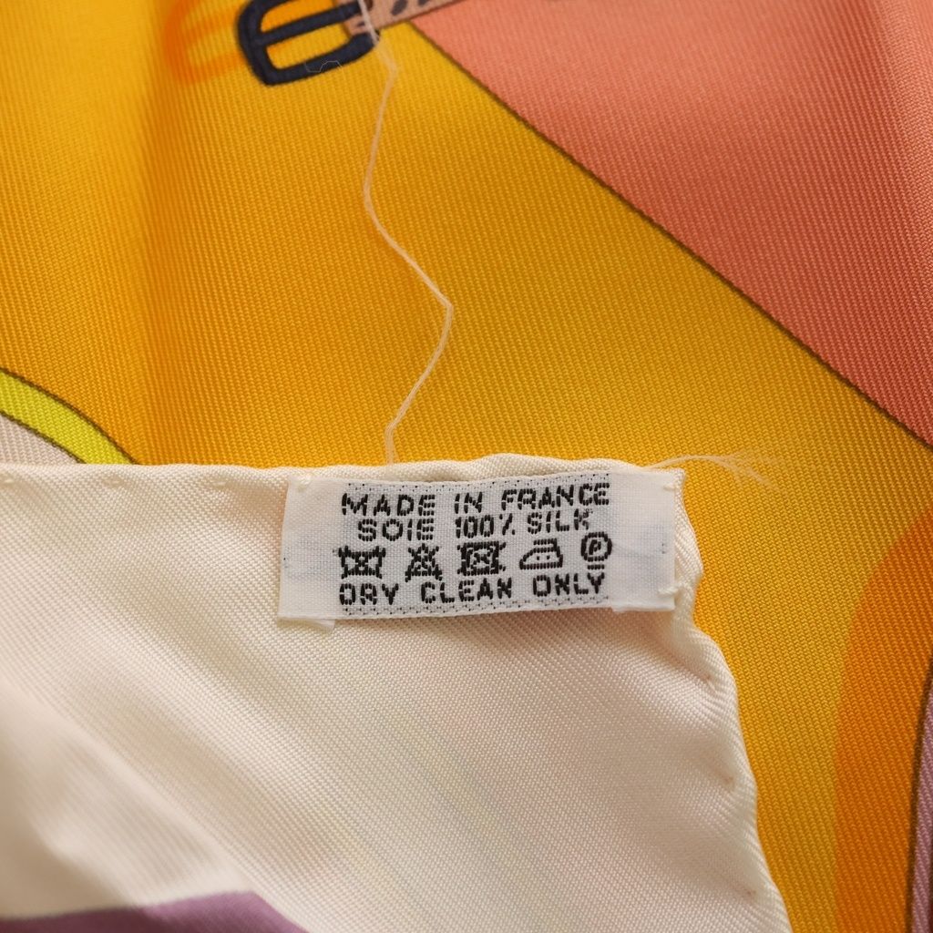 Hermes Carre 90 Silk Scarf Orange — view 4
