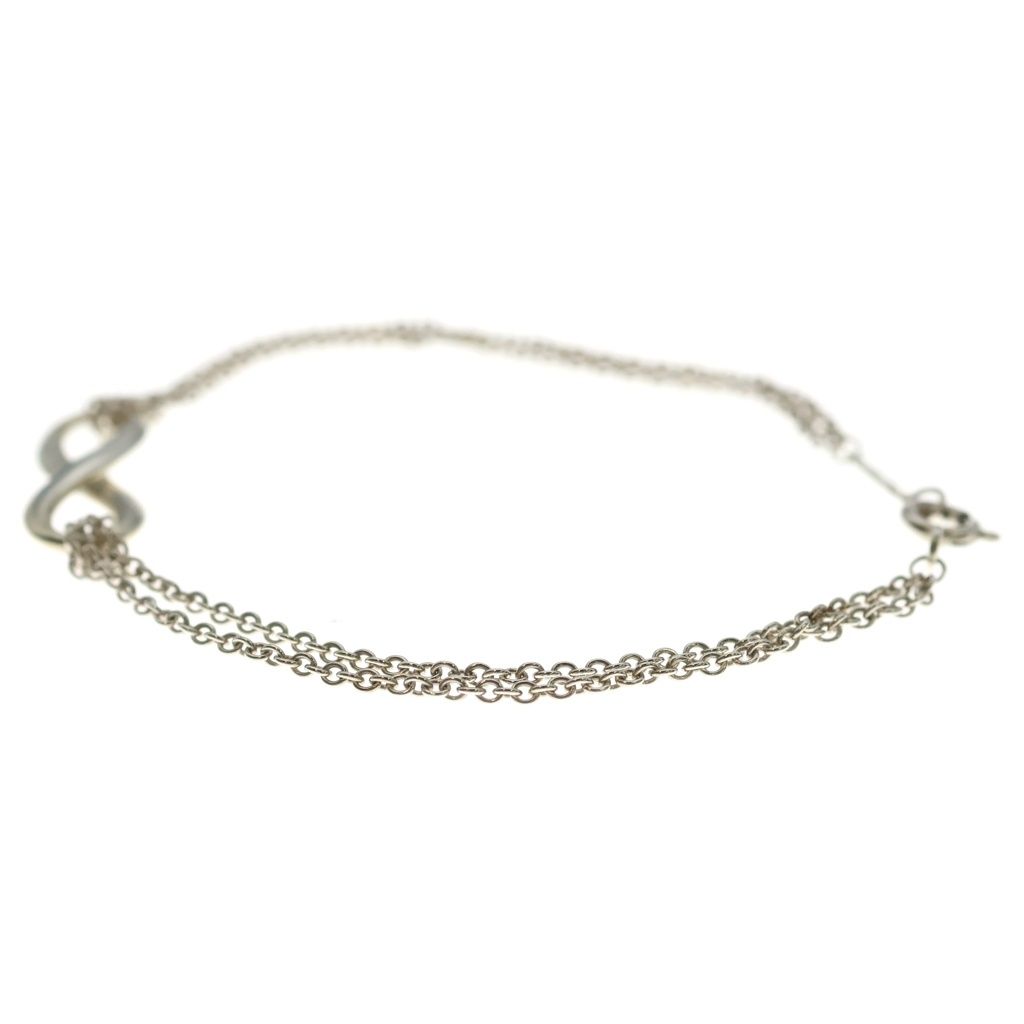 Tiffany & Co Infinity Double Chain Bracelet — view 4