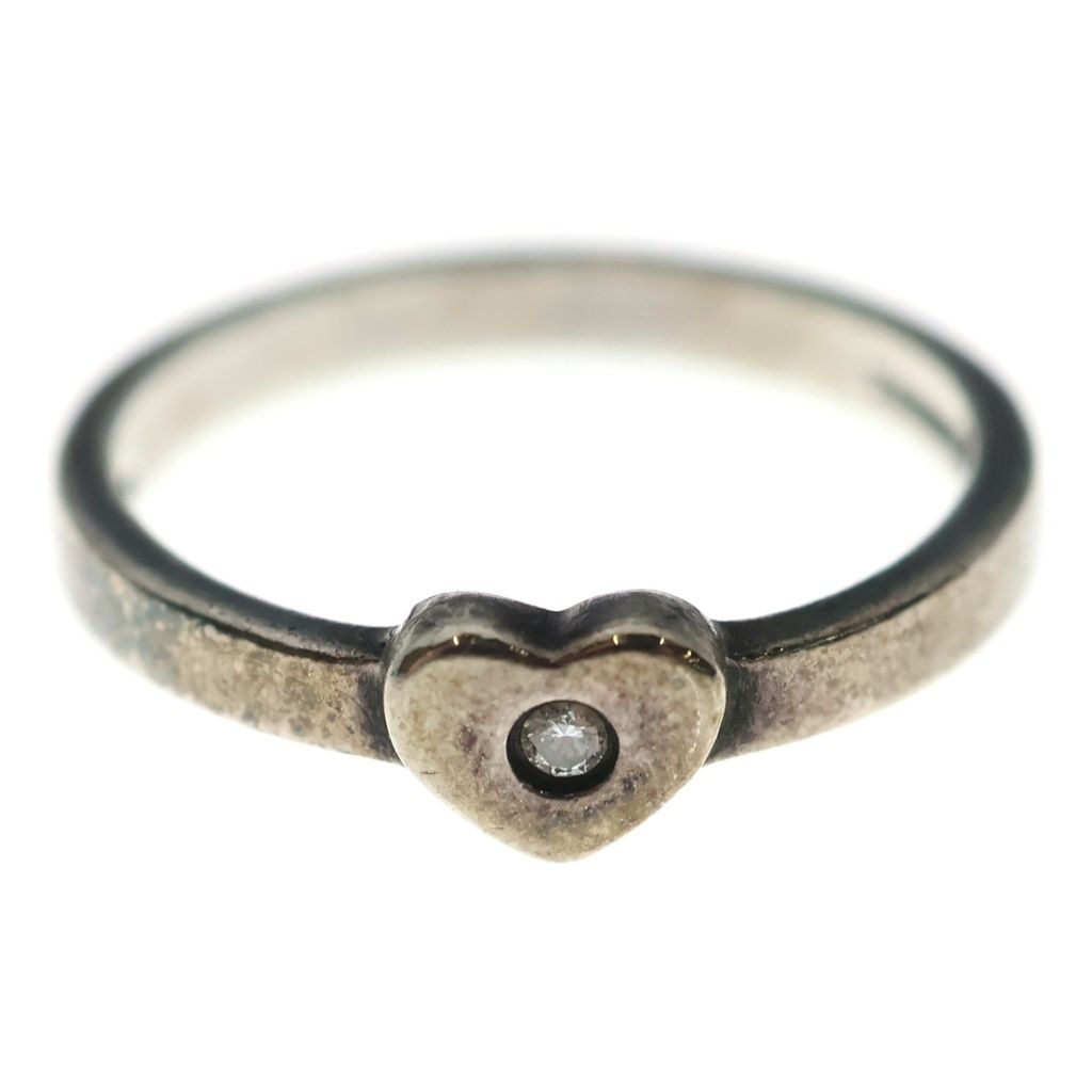 Tiffany & Co Crown of Heart Ring Diamond 925 Sterling Silver — view 4