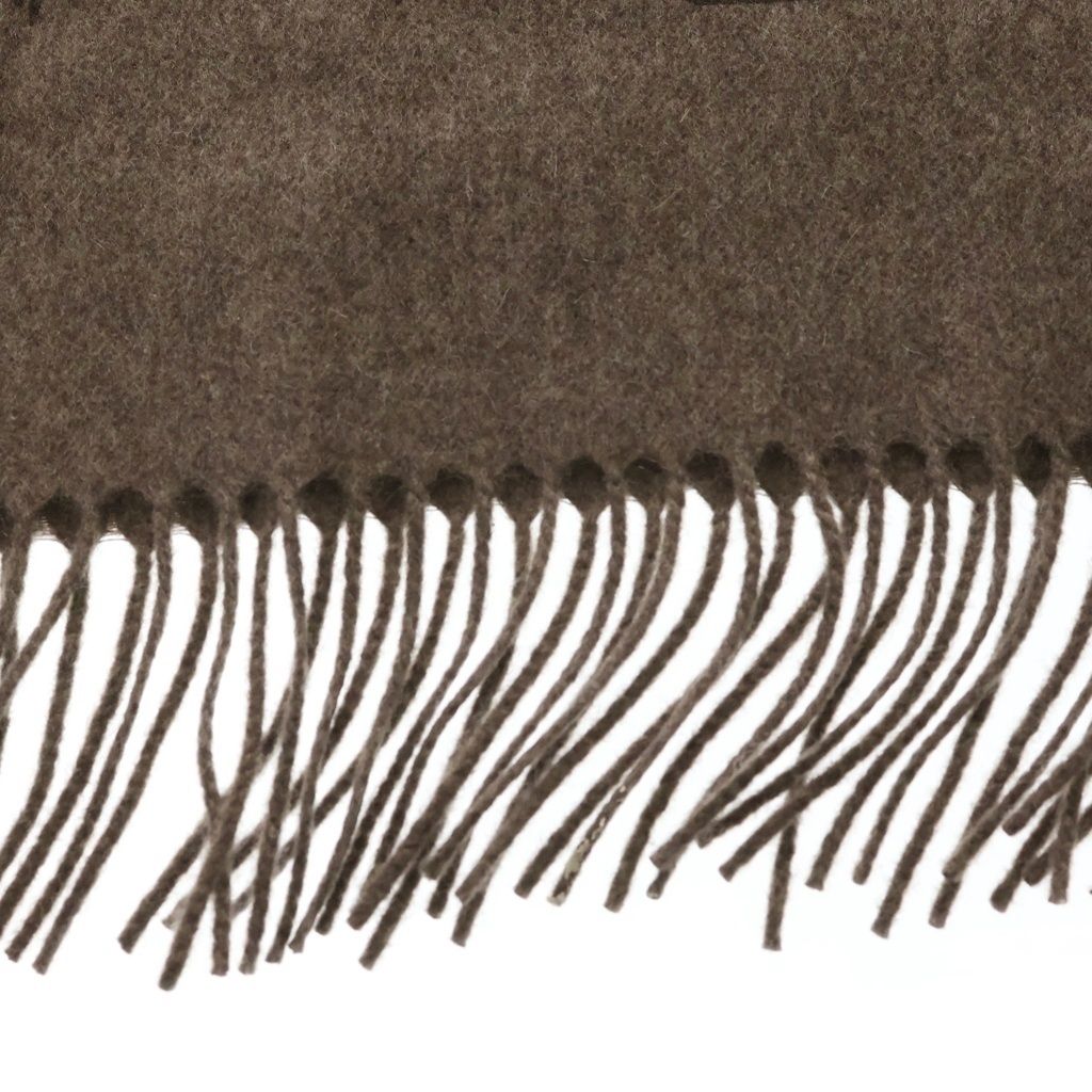 Hermes Scarf Large Shawl Lion Brown Gray Cashmere — view 3