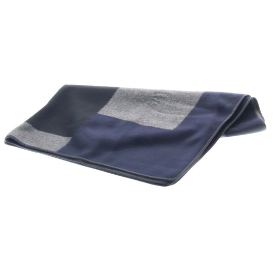 Hermes Cashmere Melton Cape Poncho Black Gray