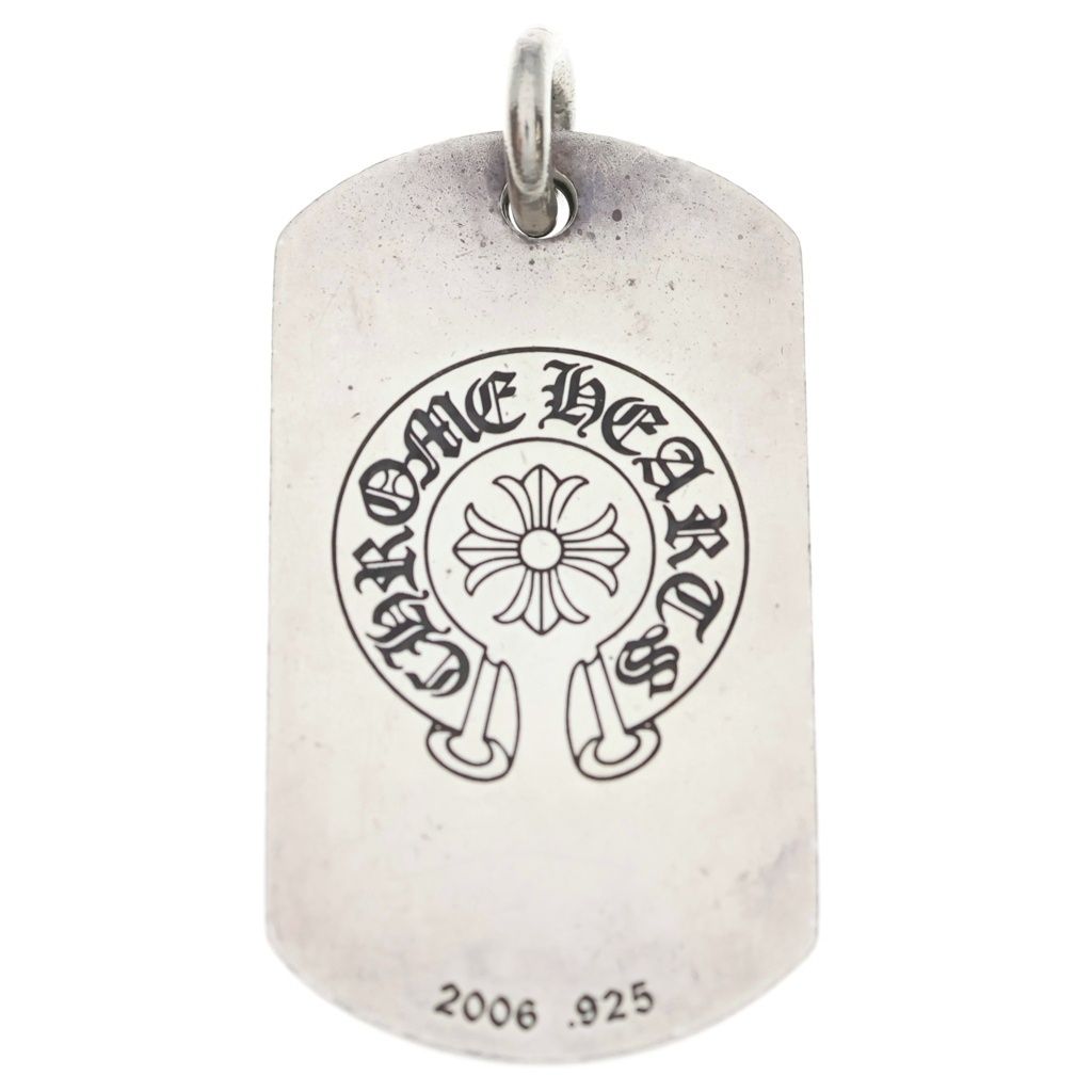 Chrome Hearts D Tag Lrg Ltd Large Dog Tag Hono Lou Limited Large Dog — view 2