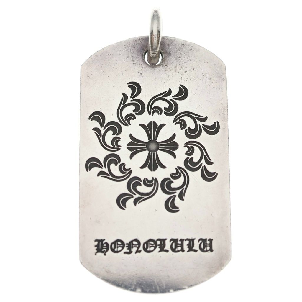 Chrome Hearts D Tag Lrg Ltd Large Dog Tag Hono Lou Limited Large Dog