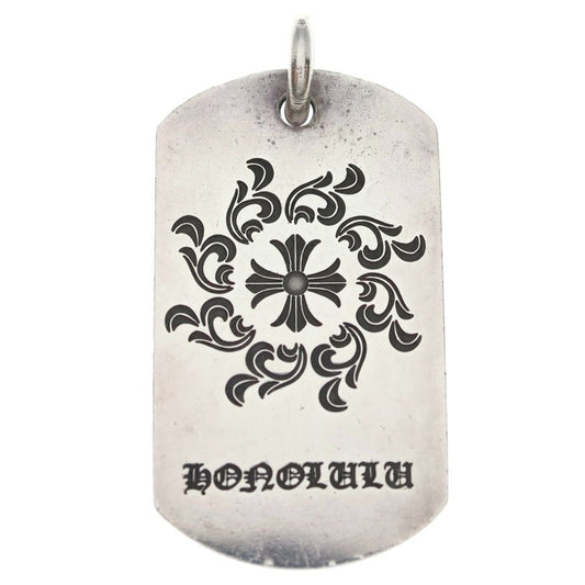 Chrome Hearts D Tag Lrg Ltd Large Dog Tag Hono Lou Limited Large Dog