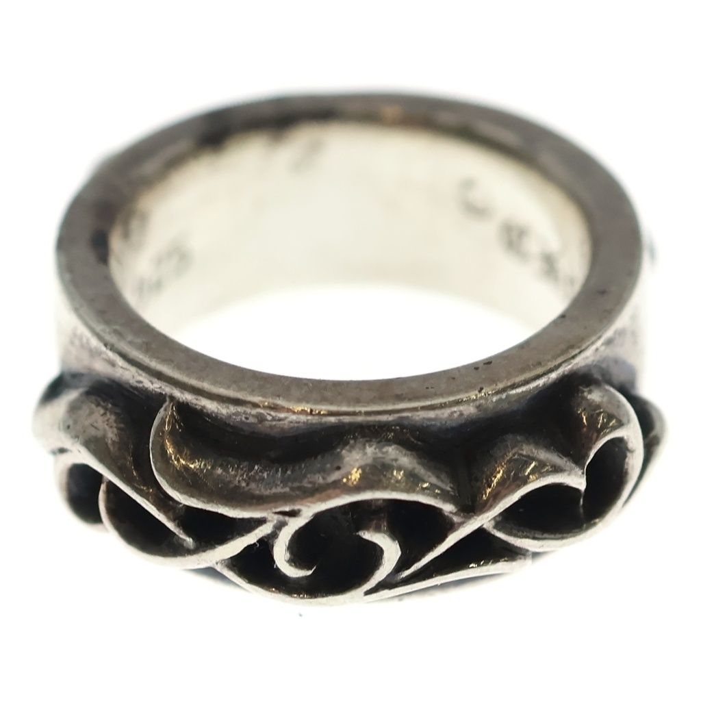 Chrome Hearts Dbl Narrow Vine Band Double Ring Silver — view 2