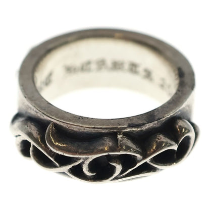 Chrome Hearts Dbl Narrow Vine Band Double Ring Silver