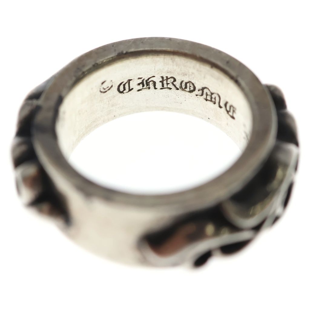 Chrome Hearts Dbl Narrow Vine Band Double Ring Silver — view 5