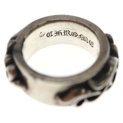 Chrome Hearts Dbl Narrow Vine Band Double Ring Silver — view 5