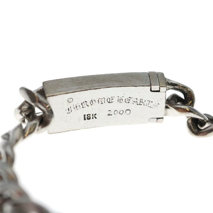 Chrome Hearts ID Mini Chx Dia Chx Mini ID Diamond Bracelet White Gold — view 5