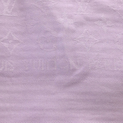 Louis Vuitton Monogram Silk Shawl Purple Scarf — view 3